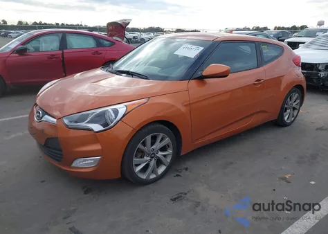 2017 Hyundai Veloster z USA, uszkodzony, nr VIN KMHTC6AD4HU306854